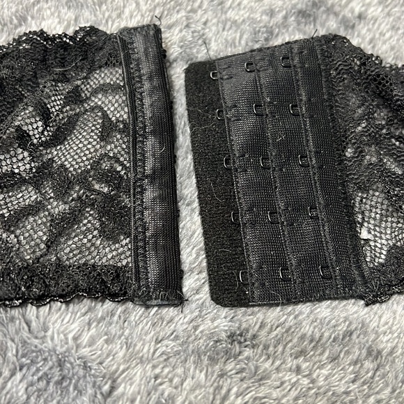 Dreamgirl Black Lace Stretch Garter Belt Plus Size O/S Queen - Picture 8 of 11